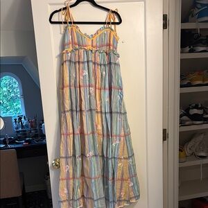 Free People Striped Maxi Dress